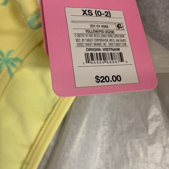 NEW Stoney Clover Lane x Target [ XS ] Palm Tree Bikini Top + Scoop Bottom - Picture 7 of 7